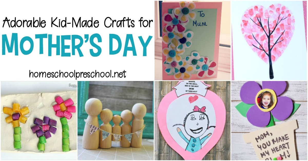 Each one of these Mothers Day crafts is designed for kids to create themselves. They're a great way to show Mom how special she is. There are so many great ideas to choose from!