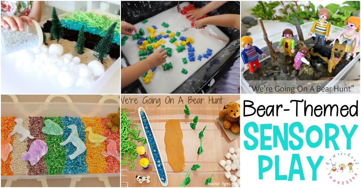 Are you looking for more hands-on fun for your preschool bear theme? Then, don't miss these bear-themed sensory play activities for preschoolers!