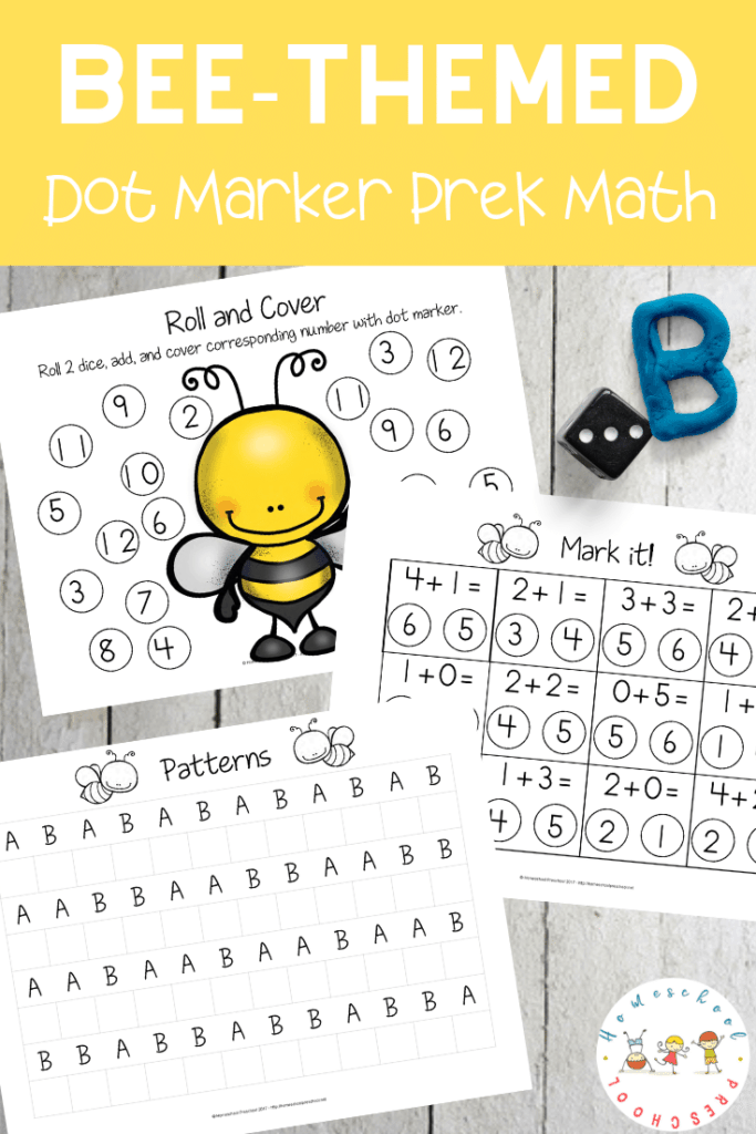 These honey bee math activities are perfect for spring and summer math centers. Focus on counting, adding, and number recognition with this pack.