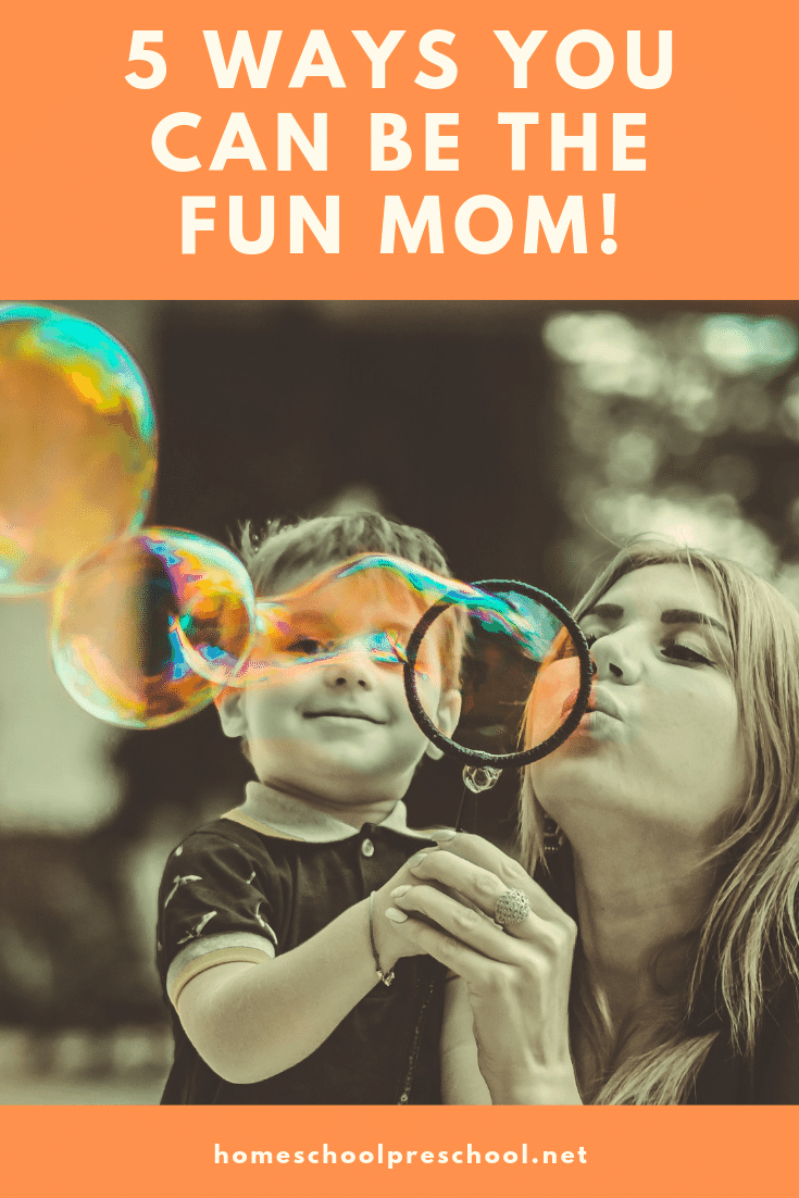 Even if you thrive on routine and structure, you can still be the fun mom! It’s time to loosen the reigns a bit, and spend quality time with your kids.