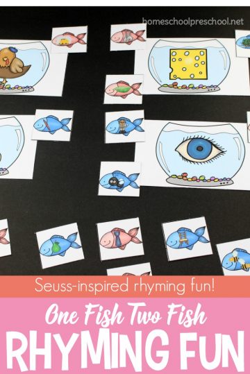 One Fish Two Fish Activities Printables