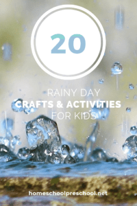 20 Rain Crafts and Activities