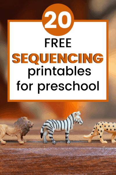 Start building a strong foundation for math and reading by introducing sequencing skills to your preschoolers. These free printable sequencing cards will get you started.