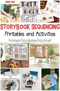 10 Story Sequencing Cards Printable Activities for Preschoolers