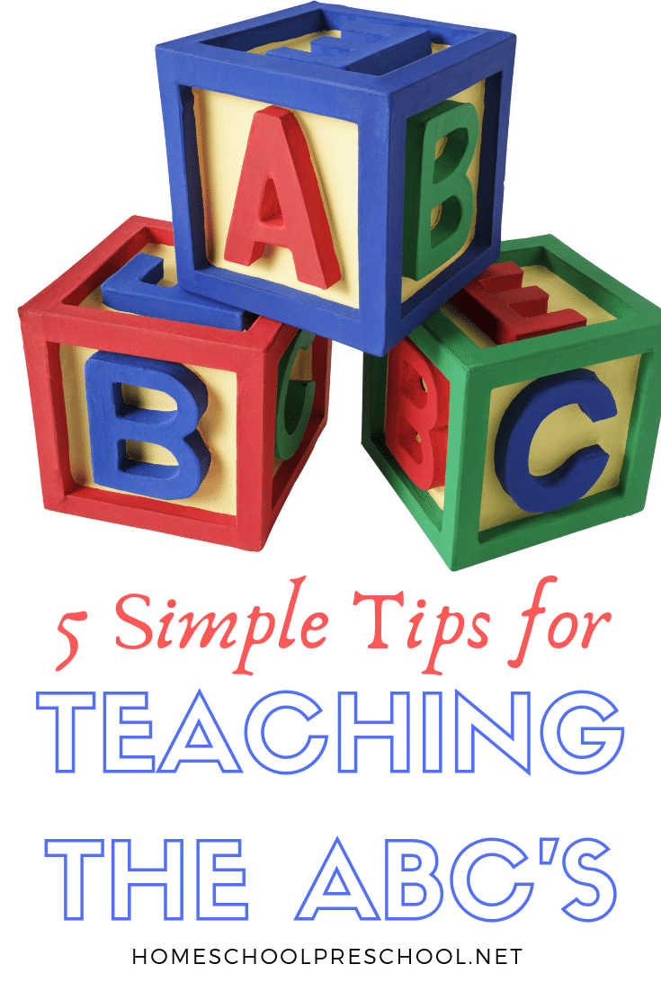 Teaching the alphabet to preschoolers doesn't have to be intimidating. Just use these simple tricks and have fun in the process!