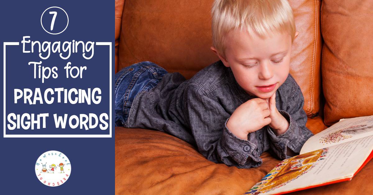 Discover 7 tips for sight word practice with your young learners. Each one will get your kids engaged and improve their retention of the sight words you're working on. 