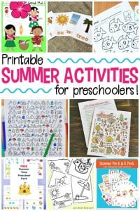 25 FREE Printable Summer Activities for Kids