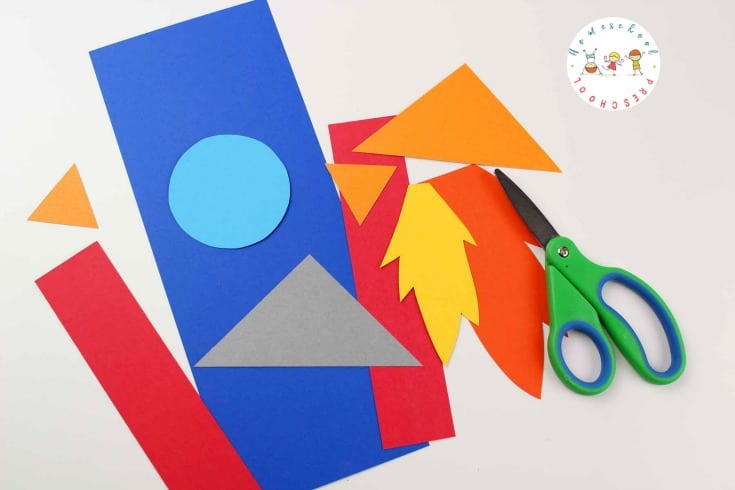Weaving paper is great for fine motor skills. Kids can build those skills as they make this rocket craft for preschoolers! Don't miss the printable template that will help get you started. 