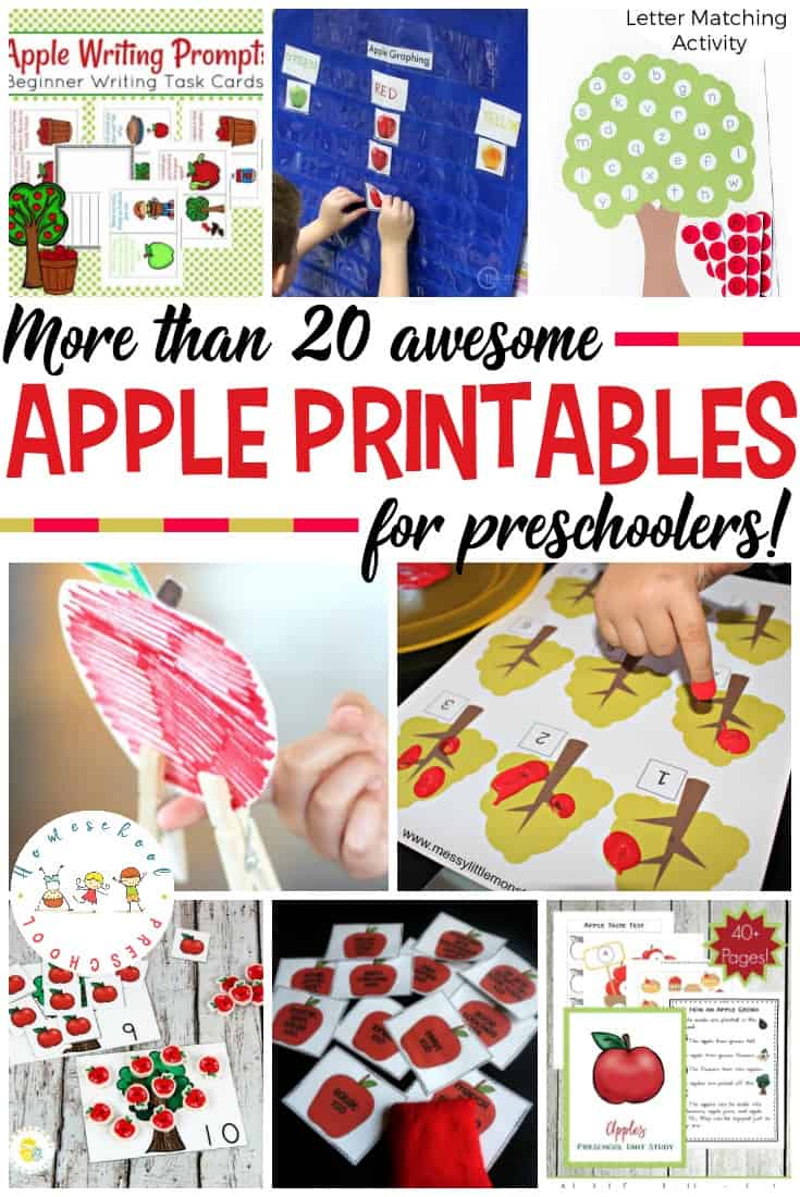 Start the new year with a fun and engaging Apples Preschool Theme! This amazing collection of apple printables is just what you need to get started.