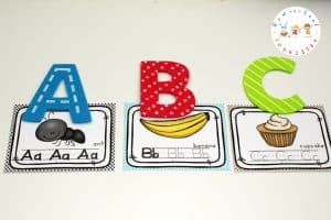FREE Clip and Go Printable Alphabet Writing Cards