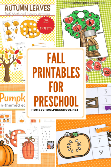 Free Fall Printables for Preschool Themes and Units