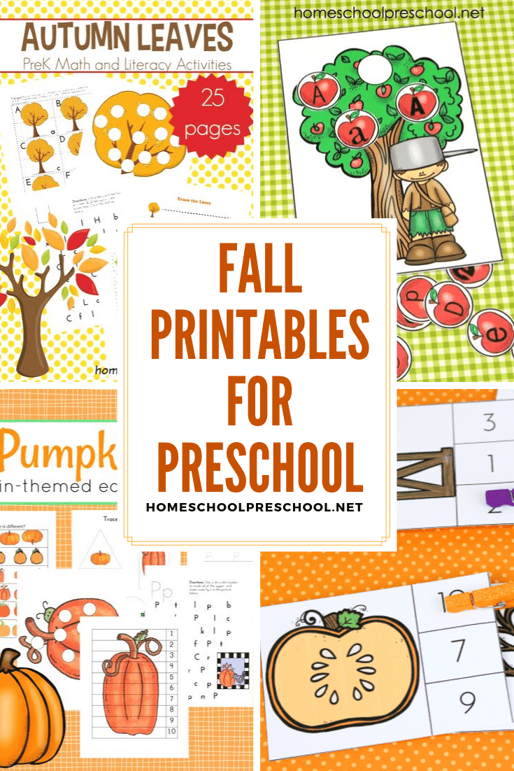 Free Fall Printables For Preschool Themes And Units