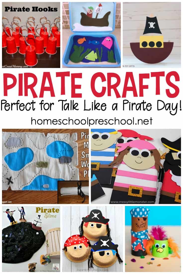 These pirate crafts for kids "aaarrr" the best! They're simple and engaging, and they're sure to inspire hours of imaginative play for preschoolers.