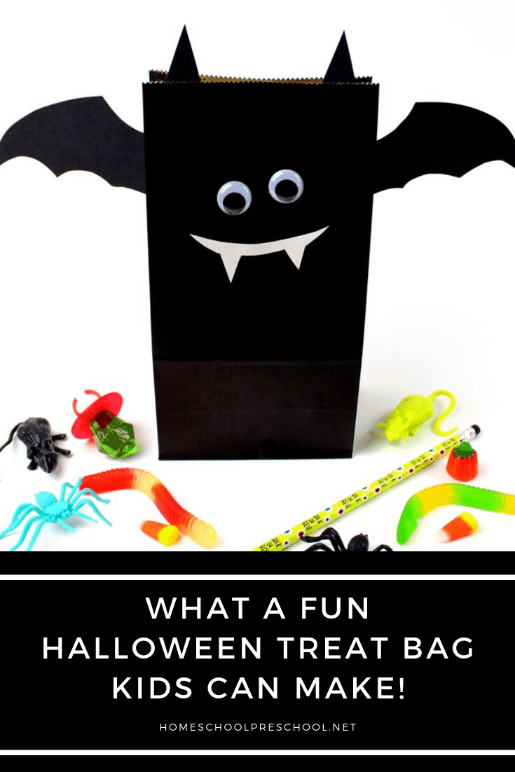 Have a Halloween class party coming up, or will you have a Halloween party at home? You need these DIY Halloween treat bags with a free printable template!