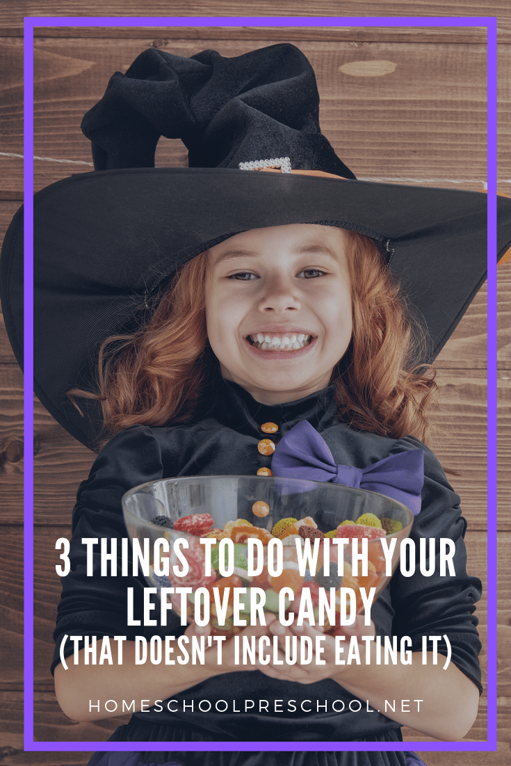 So here are a few fun ideas for what to do with leftover Halloween candy beyond just eating it.