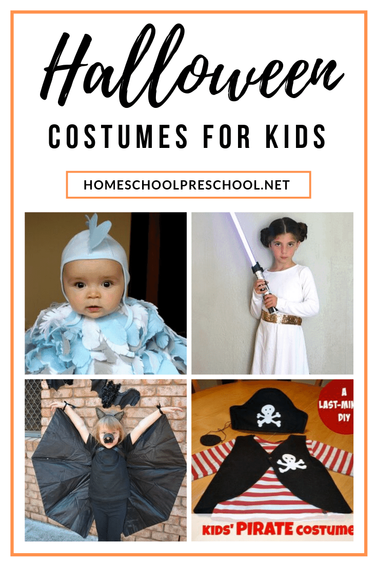 Check out these last-minute ideas for quick and easy preschool Halloween costumes! Your kids (and your pocketbook) will thank you!