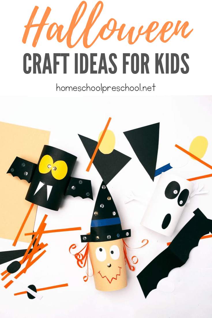 Here's a great collection of Halloween crafts for kids that are cute not scary. They're perfect for little hands. And, they'll get you in the Halloween spirit for sure!