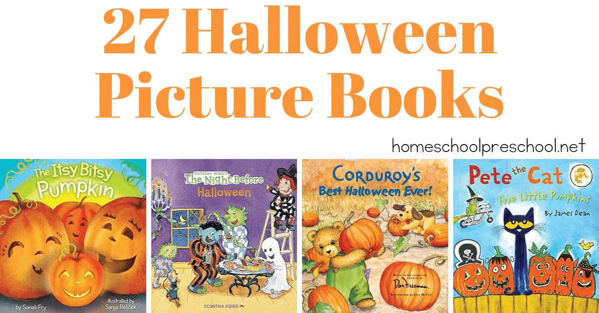 This month, fill your shelves with the best kids Halloween books! They're not scary so they're perfect for preschoolers.
