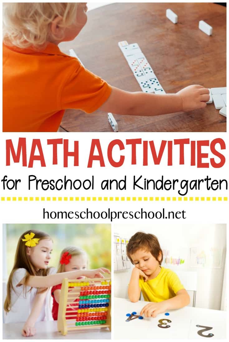 From number recognition to counting to beginning math skills, don't miss these engaging math activities for preschoolers!