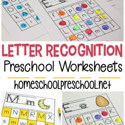 Free Printable Letter Recognition Worksheets