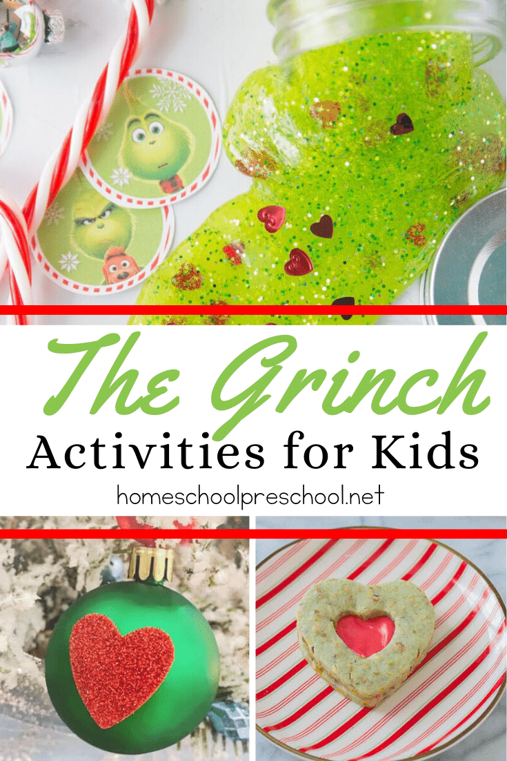 These Grinch activities for kids are perfect for a holiday movie night and for play dates. Discover crafts, activities, and snacks for your festivities!