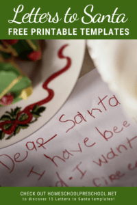 Letter to Santa Template Printables