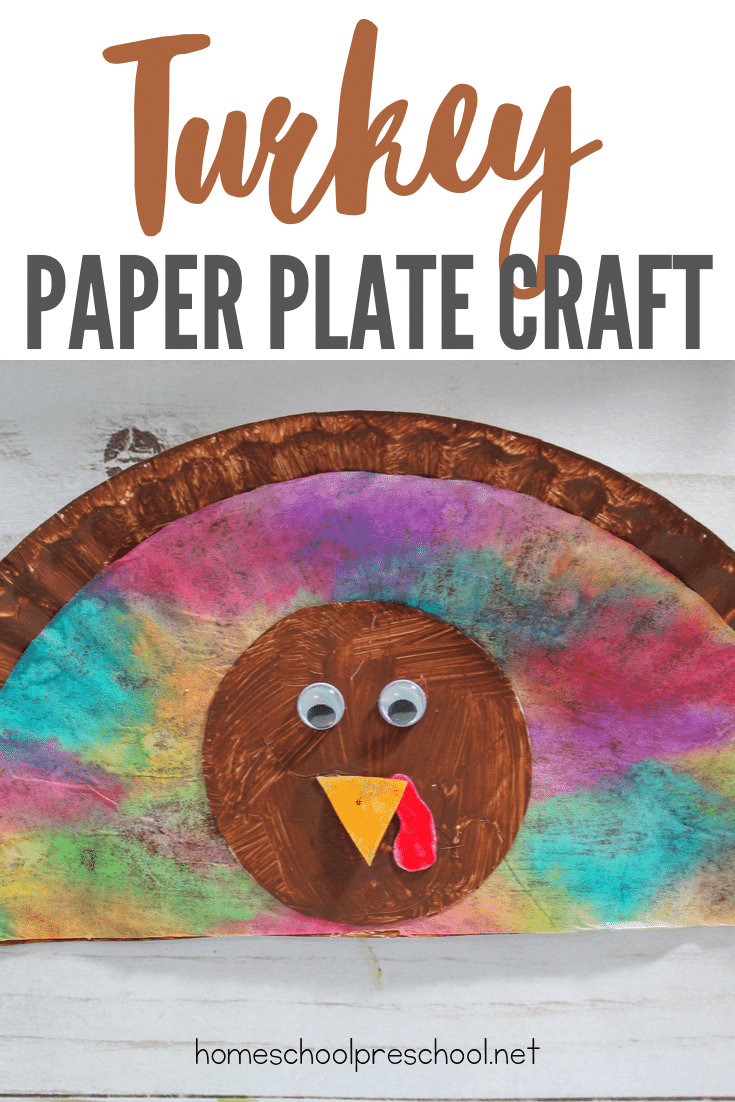 If you're looking for a fun Thanksgiving craft to do with your preschoolers, look no further! This water color paper plate turkey craft is so easy to make.