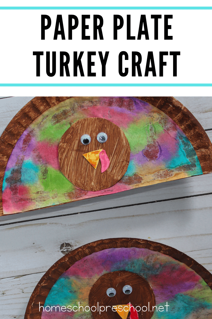 turkey-craft-3 Turkey Paper Plate Crafts for Preschoolers