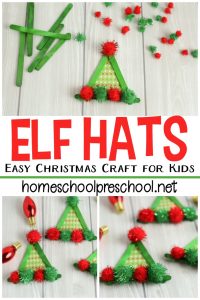 Simple Elf Craft for Toddlers and Preschoolers