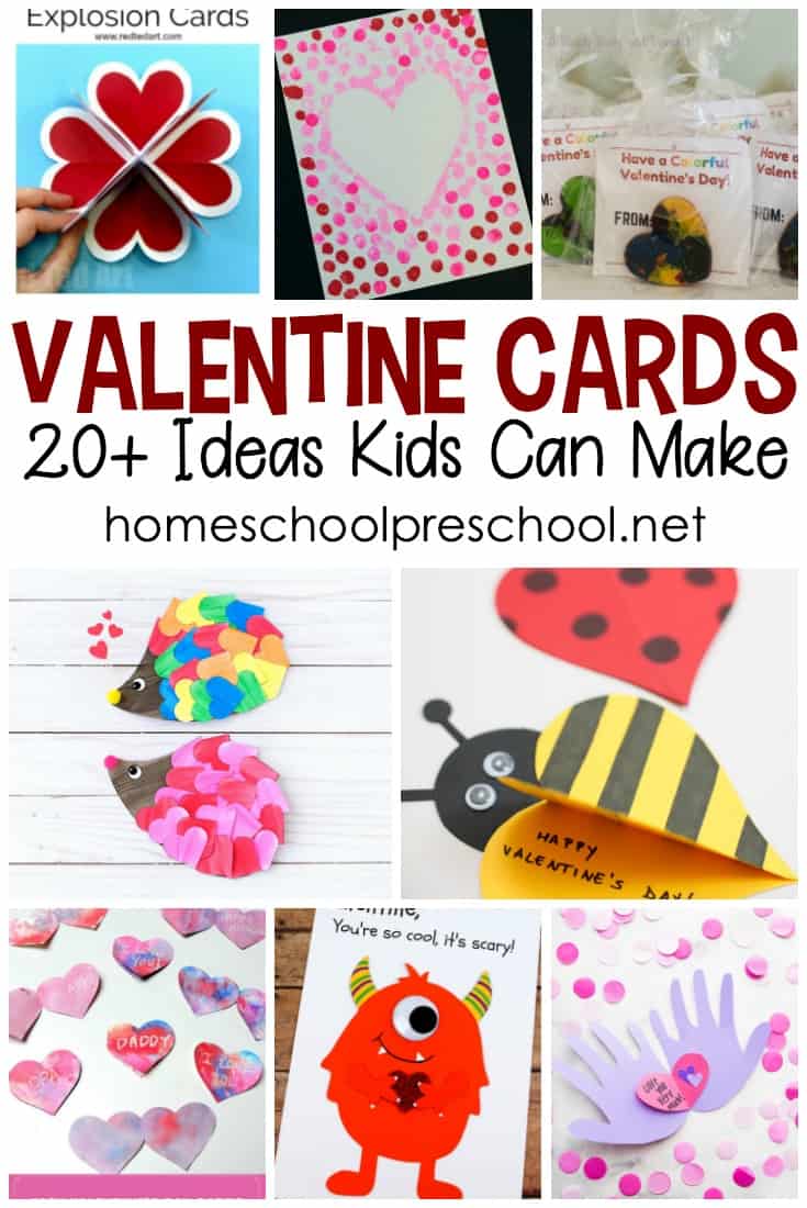 Crafty kids will love making homemade Valentine cards for their friends and loved ones. This collection has some amazing ideas for kids of all ages!