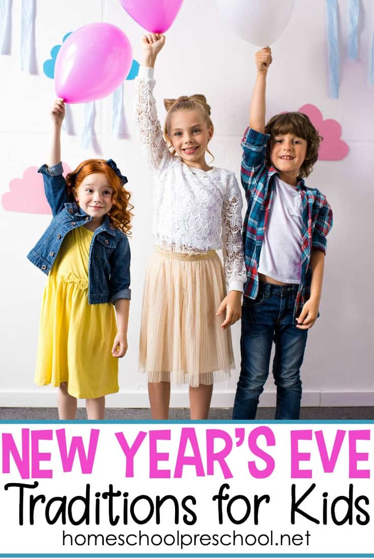 Are you looking for some fun ways to kick off the new year with your children? Don't miss these New Years Eve traditions for kids! More than 20 ideas to choose from!