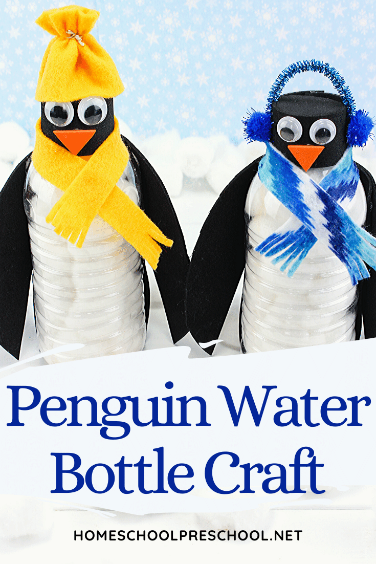 penguin-bottle-craft-2 Winter Animals Crafts