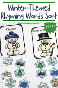 Winter Rhymes for Preschoolers
