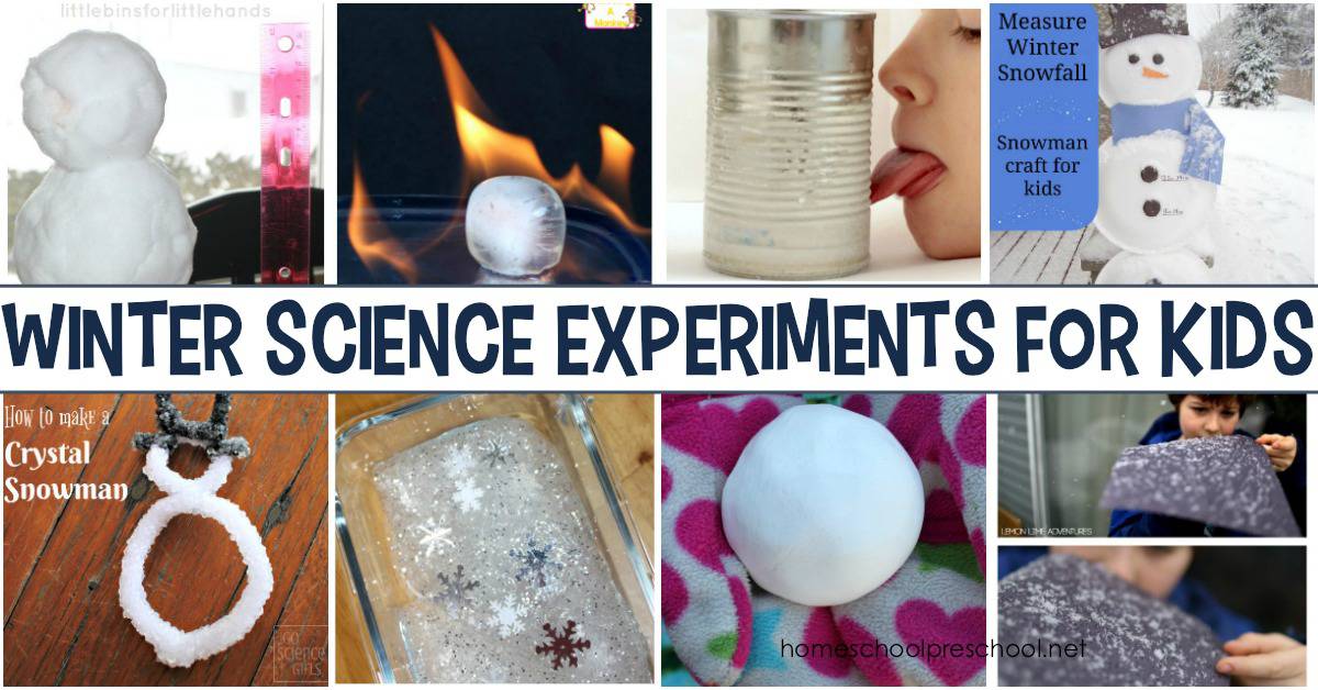 Encourage your young learners to explore all that winter has to offer with these amazing winter science experiments for preschoolers! 