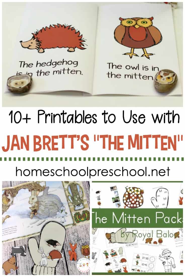 This winter, be sure to read Jan Brett's The Mitten with your kids. Then, extend the learning with these The Mitten printable activities.