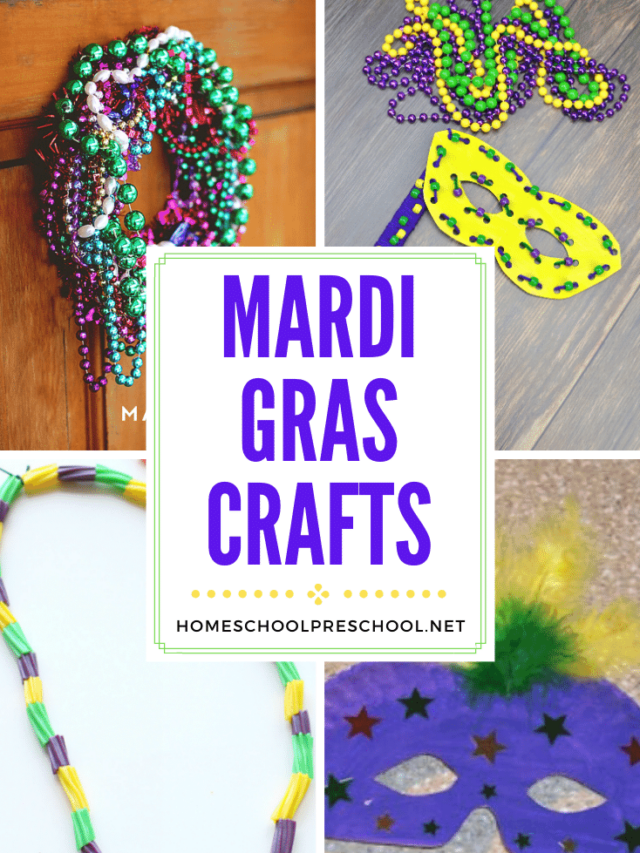 Mardi Gras Crafts for Kids Story