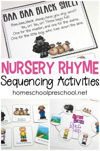 Free Printable Nursery Rhyme Sequencing Cards