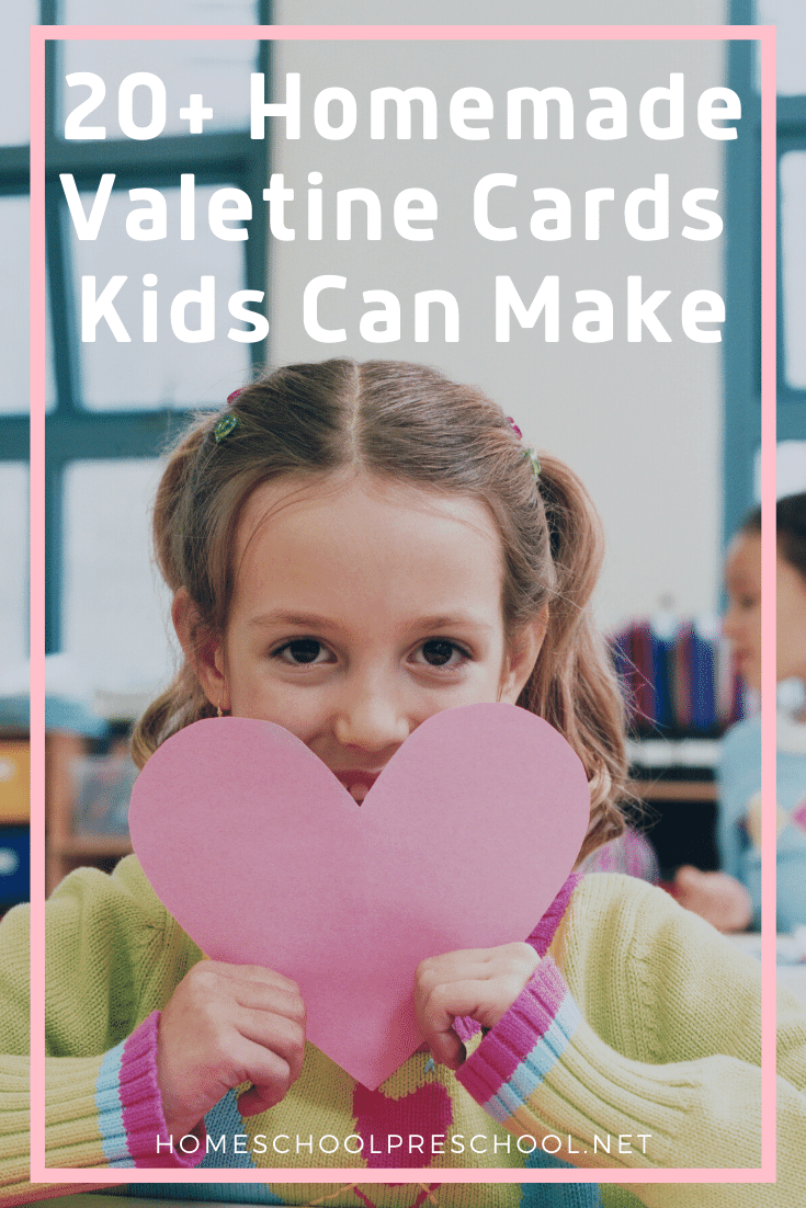 Your crafty kids will love all of these homemade Valentines card ideas! Set up your craft supplies, and let kids show friends and family some love.