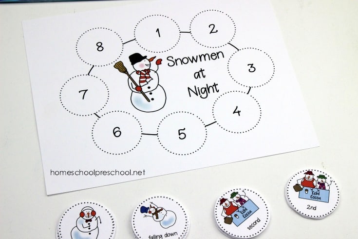 Young readers will have a blast with this Snowmen at Night sequencing activity. With four versions of the sequencing cards, it's easy to differentiate for all learning levels. 