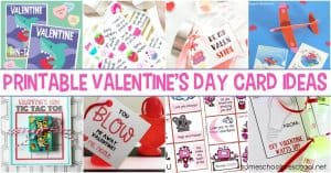 30+ Free Printable Valentine Card Ideas for Preschool