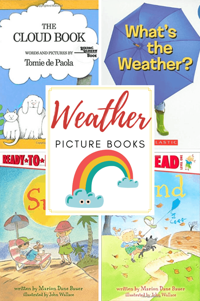 Young learners can learn all about the weather with the books featured in this collection of the best weather books for preschoolers.