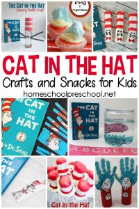 Dr Seuss Preschool Cat in the Hat Crafts