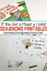 If You Give a Mouse a Cookie Sequencing Printables