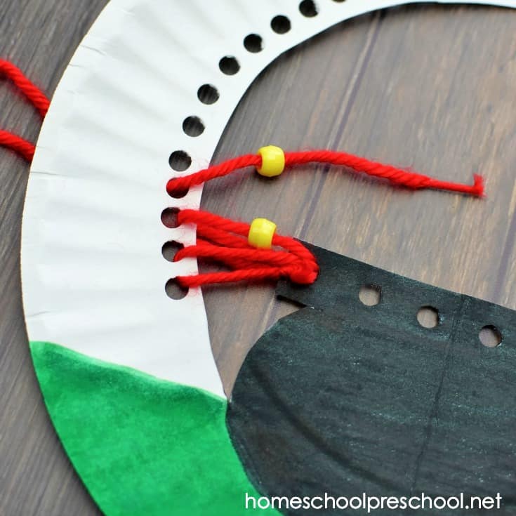 Preschoolers can work on fine motor skills as they create this pot o' gold paper plate craft for kids. It's the perfect addition to your St. Patrick's Day activities.