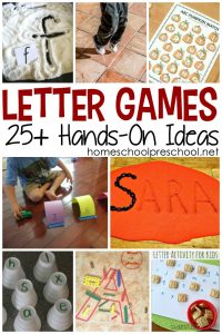 Hands-On Letter Games for Preschoolers