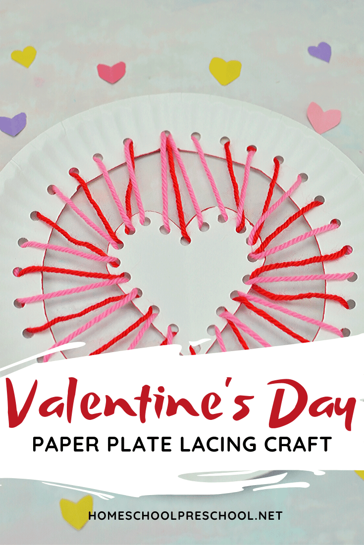 Valentine’s Day Paper Plate Craft for Kids