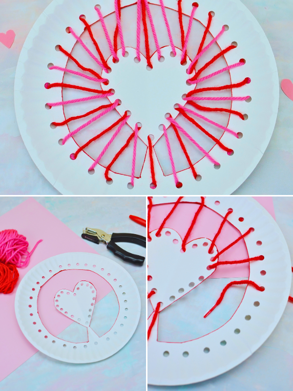 Valentine’s Day Paper Plate Craft for Kids
