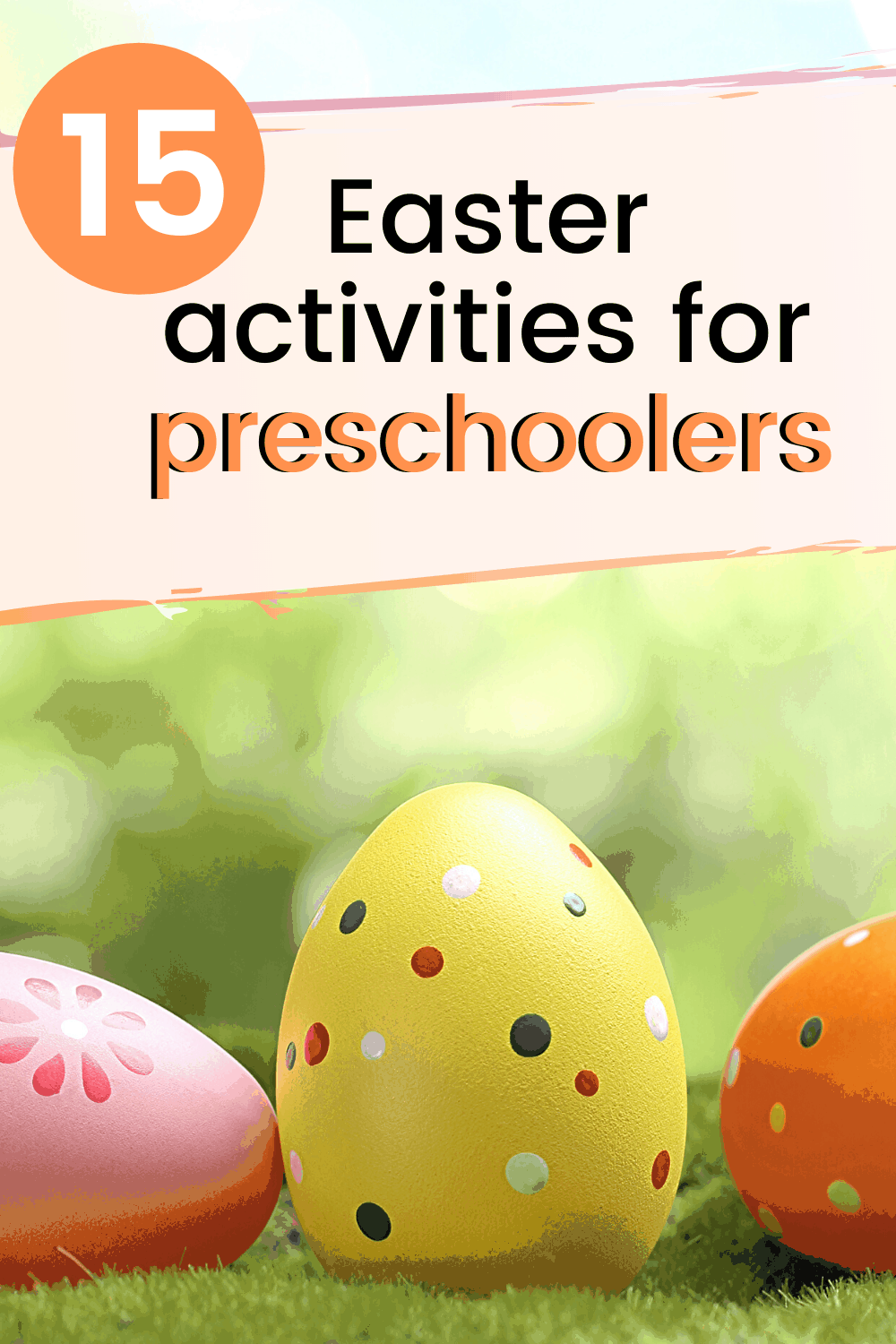 Enjoy these preschool Easter activities as a family as you learn more about spring, Jesus, and the real meaning of Easter!
