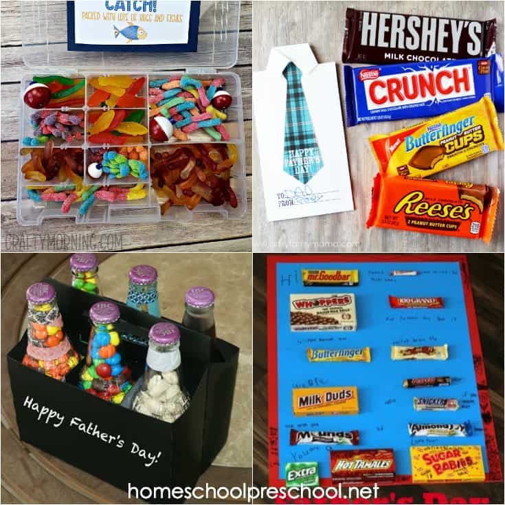 This Father's Day, have your kids make Dad one of these fun Fathers Day craft ideas! Each of them feature candy making the ideas extra sweet!