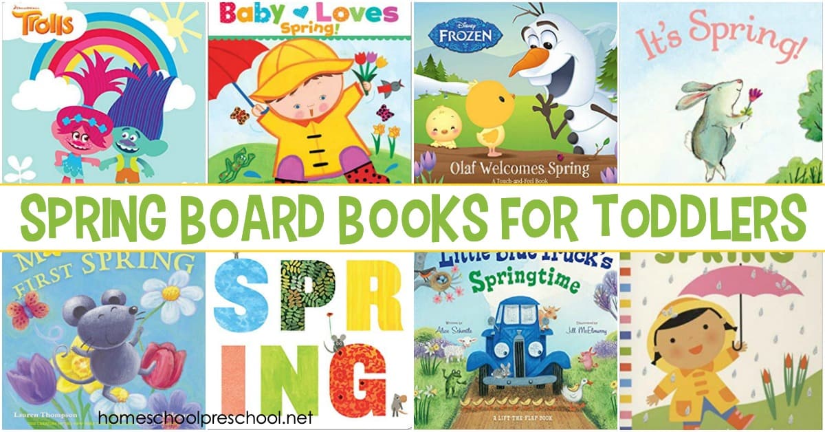 Check out this list of spring books for toddlers! These board books are perfect for toddlers and preschoolers to read this spring.